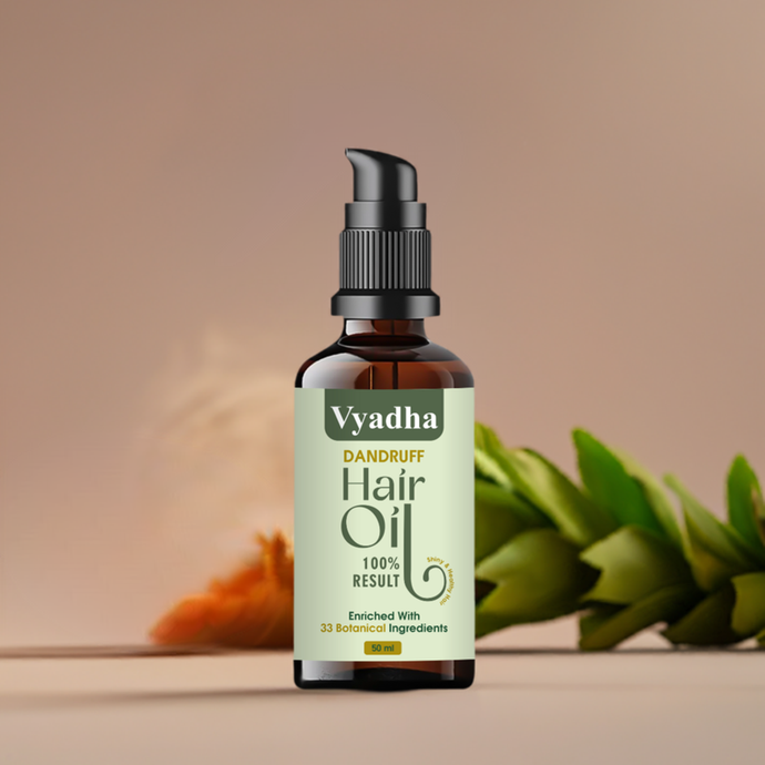 Exciting News! Introducing Vyadha’s Enhanced Herbal Dandruff Hair Oil Formula