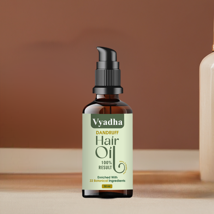 Understanding Dandruff and How Vyadha’s Herbal Dandruff Hair Oil Can Help