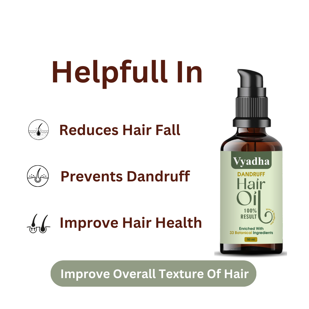 Anti Dandruff Hair Oil For All Hair Style And All Gender (50ML)